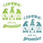 Preview: Camping Gnomes Wohnmobil Aufkleber Sticker Wohnwagen WoMo219