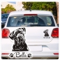 Preview: Cane Corso Autoaufkleber Auto Aufkleber Sticker Hund Pfoten A802