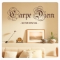 Preview: Carpe Diem Wandtattoo Nutze den Tag Wandaufkleber W921