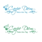 Preview: Carpe Diem Wandtattoo Wandspruch Aufkleber Zitat W1559