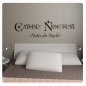 Preview: Carpe Noctem Wandtattoo Nutze die Nacht Wandaufkleber W928