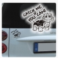 Preview: Catch me if you can! Autoaufkleber Schildkröte Sticker Auto Aufkleber A2078