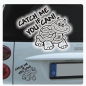 Preview: Catch me if you can! Autoaufkleber Schildkröte Sticker Auto Aufkleber A2077