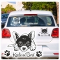 Preview: Auto Aufkleber Chihuahua Pfoten Autoaufkleber Hund Sticker A4045