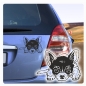Preview: Auto Aufkleber Chihuahua Autoaufkleber Hund A1310