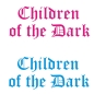 Preview: Children of the Dark Schriftzug Autoaufkleber Auto Aufkleber Sticker A257