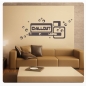 Preview: Wandtattoo Chillout Lounge Wandaufkleber Wandsticker W1208