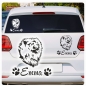 Preview: Hundeaufkleber Chow Chow Name Auto Aufkleber Sticker A525