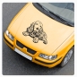 Preview: Auto Aufkleber Cocker Spaniel Hund Pfoten Autoaufkleber Sticker A699