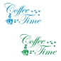 Preview: Coffee Time Kaffee Wandtattoo Wandaufkleber Küche W892