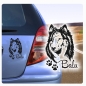 Preview: Hundeaufkleber Collie Auto Aufkleber Autoaufkleber Sticker A269