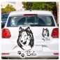 Preview: Hundeaufkleber Collie Auto Aufkleber Autoaufkleber Sticker A269