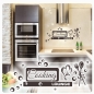 Preview: Cooking Lounge Wandtattoo Wandaufkleber Küche Essen W3042