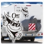 Preview: Schildkröte schaut raus Cool Name Wohnmobil Aufkleber Wohnwagen Sticker WoMo345