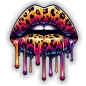 Preview: Coole Lippen Lips Leopard Autoaufkleber Sticker Auto Aufkleber Digitaldruck DA337