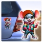 Preview: Coole Streetwear Maus Ratte Autoaufkleber Sticker Auto Aufkleber Digitaldruck DA329