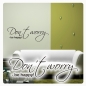 Preview: Wandtattoo Don´t worry - be happy Spruch Wandaufkleber W502