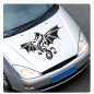 Preview: Drachen Dragon Tribal Autoaufkleber Motorhauben Aufkleber Sticker A265