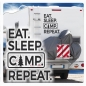 Preview: Eat Sleep Camp Repeat Wohnmobil Aufkleber Sticker Caravan Camping WoMo249