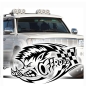 Preview: Autoaufkleber Offroad Wildschwein Eber Race Racing Allrad Auto Aufkleber A244