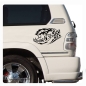 Preview: Autoaufkleber Offroad Wildschwein Eber Race Racing Allrad Auto Aufkleber A244