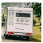 Preview: Einfach mal abhängen! Fledermaus Fledermäuse Wohnmobil Aufkleber Wohnwagen Caravan Sticker WoMo293