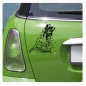 Preview: Fee Elfe Fairy Schmetterling Auto Aufkleber Autoaufkleber Sticker Bad PC A086