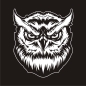 Preview: Eule Eulen Owl Autoaufkleber Sticker Motorhauben Aufkleber A972