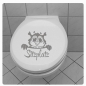 Preview: Sitzplatz WC Deckel Eulen Aufkleber Toilettendeckel Sticker TDA103ufkleber Toilettendeckel Sticker TDA102