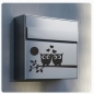 Preview: Briefkastenaufkleber Eulen Aufkleber Sticker B012