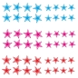 Preview: Fahrradaufkleber Sterne Stars Sticker Aufkleber SET F043
