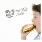 Preview: Fast Food Junkie Wandtattoo Küche Essen Wandaufkleber W1306