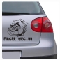 Preview: FINGER WEG ! Autoaufkleber Auto Aufkleber Sticker A107