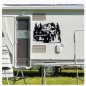 Preview: Angeln Karpfen See Wald Wohnmobil Aufkleber Caravan Sticker WoMo415