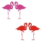 Preview: Flamingo Hawaii pink Auto Aufkleber 2er Set Sticker A658