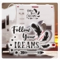 Preview: Follow your Dreams Camping Wohnmobil Aufkleber Sticker Wohnwagen WoMo373
