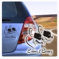 Preview: Französische Bulldoggen Namen Auto Aufkleber Autoaufkleber Sticker Aufkleber A1152