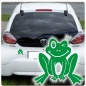 Preview: Frosch Auto Aufkleber Sticker Autoaufkleber Motorrad A1623