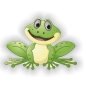 Preview: Auto Aufkleber Frosch Frog Frösche Crazy Funny FUN Sticker Lustig Digitaldruck DA034