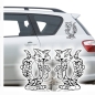 Preview: Funny CAT Katze Katzen Auto Aufkleber Sticker Kitty A835