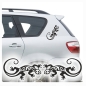 Preview: 2er SET Gecko Gekko Echse Lizzard Autoaufkleber Sticker A799