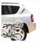 Preview: Tribal Gecko Gekko Hawaii Auto Aufkleber Sticker Echse 2er SET A104