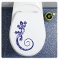 Preview: Gecko Gekko WC Deckel Aufkleber Klodeckel Sticker Wandtattoo BAD TDA001