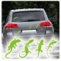 Preview: Gecko Gekko Echse Lizzard Autoaufkleber Sticker A030