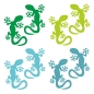 Preview: Autoaufkleber Gecko Gekko Echse Auto Aufkleber Sticker Wohnmobil 2er SET A081