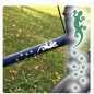 Preview: Fahrradaufkleber Geckos Gekkos  Eidechsen Lizzard Aufkleber Sticker SET F014
