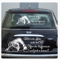 Preview: Bullmastiff Gibt es ein Leben nach dem Tod Sticker Auto Aufkleber A3107