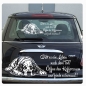 Preview: Englischer Setter Gibt es ein Leben nach dem Tod Sticker Auto Aufkleber A4303