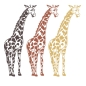 Preview: Giraffe Afrika Wandtattoo Wandaufkleber Kinderzimmer W238