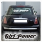 Preview: Girl Power Auto Aufkleber Schriftzug Sticker A828